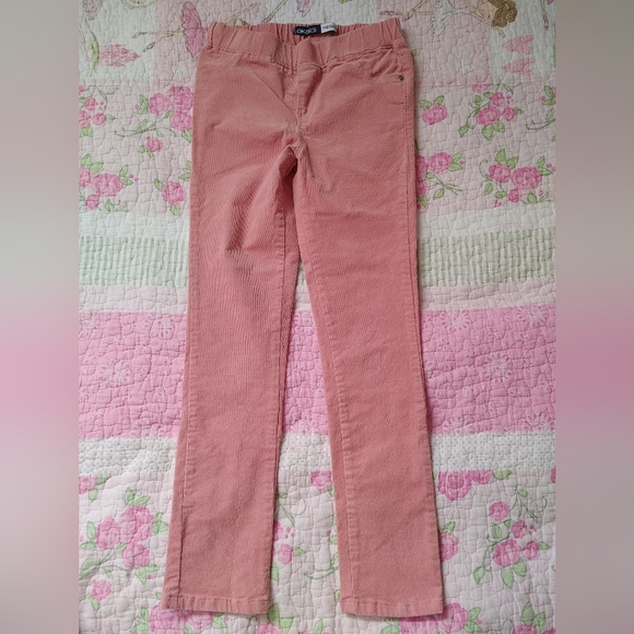 Okaïdi pink hyper-stretch velvet treggings for girls 9 years old. - Picture 3 of 10